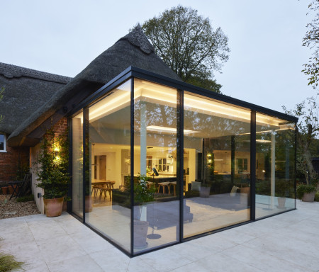 Michaelmas Contemporary Glass Extension Period Home