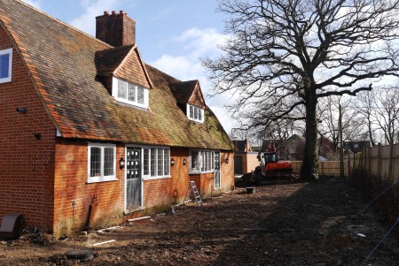 Conversion of a grade 2 listed Luytens cottage into a residential home.